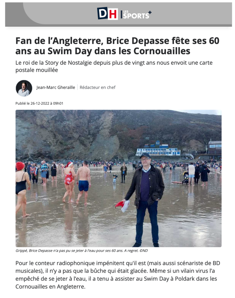 Brice Depasse fête ses 60 ans au Dip Day dans les Cornouailles